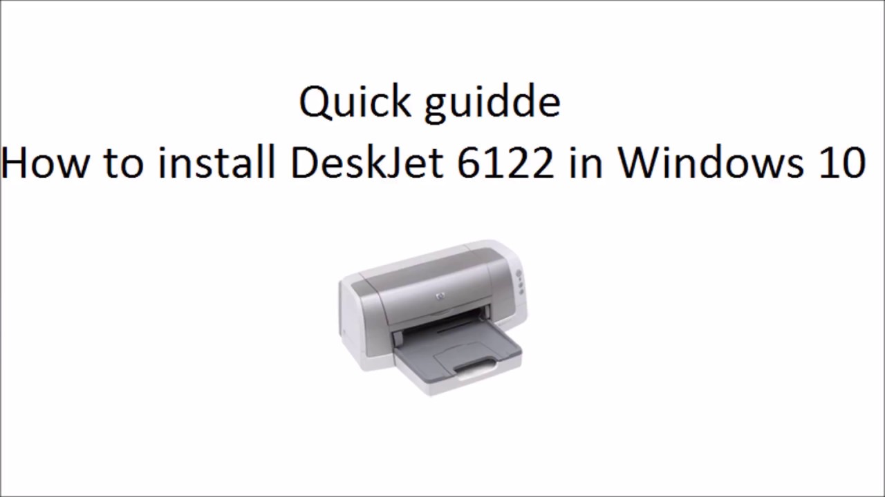 Hp Deskjet 6122 Windows 7